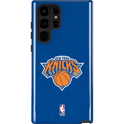 NBA New York Knicks Distressed Galaxy S25 Ultra Impact Case